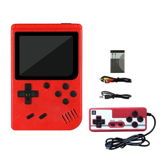 Retro Handheld Game Console Built-In 400 FC Games with Portable Case 3.0 Inch LCD Screen Video Game Player Kids Boys Gift