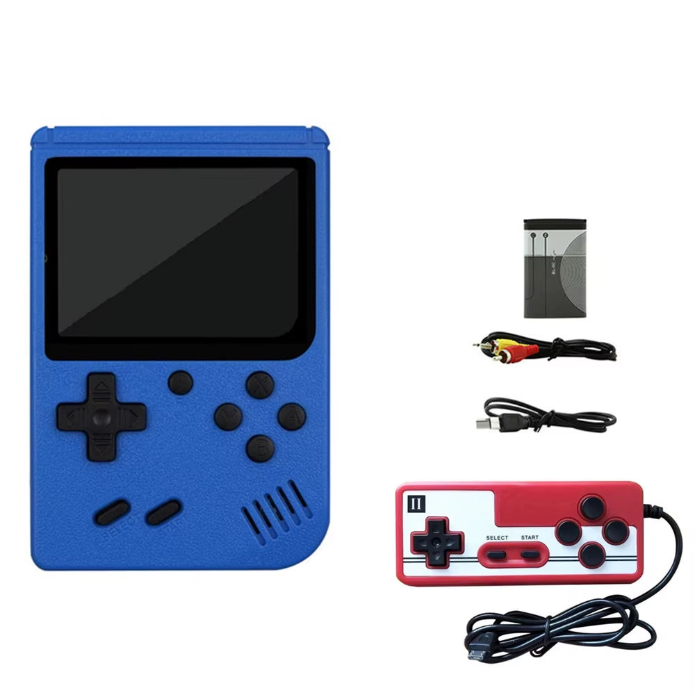 Retro Handheld Game Console Built-In 400 FC Games with Portable Case 3.0 Inch LCD Screen Video Game Player Kids Boys Gift