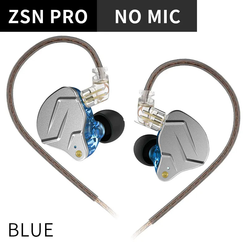 ZSN PRO 1BA+1DD Hybrid Technology HIFI Metal in Ear Earphones Bass Earbud Sport Noise Cancelling Headset ZS10 PRO ZST AS10